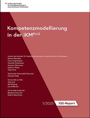 Titelseite der Publikation IQS-Report, 1/2025, Kompetenzmodellierung in der iKM PLUS.