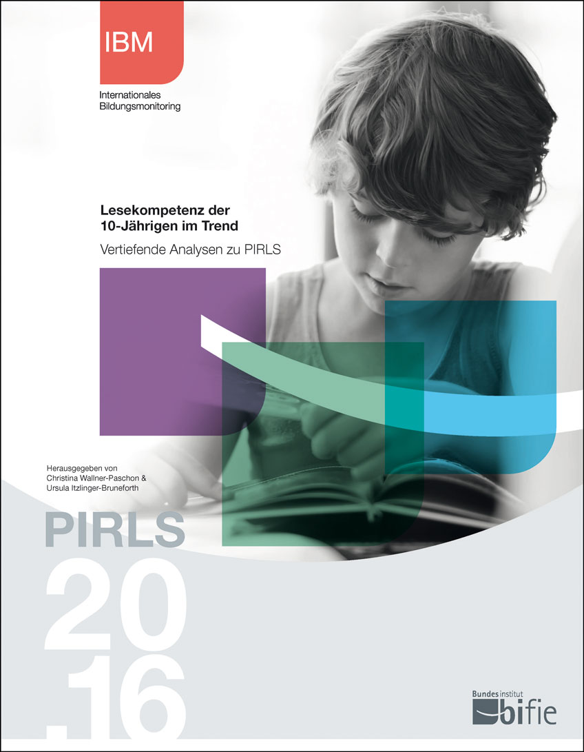 Titelseite der Publikation "Lesekompetenz der 10-Jährigen im Trend - Vertiefende Analysen zu PIRLS"